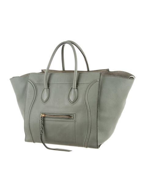 celine phantom luggage canvas tote|Celine large phantom luggage tote.